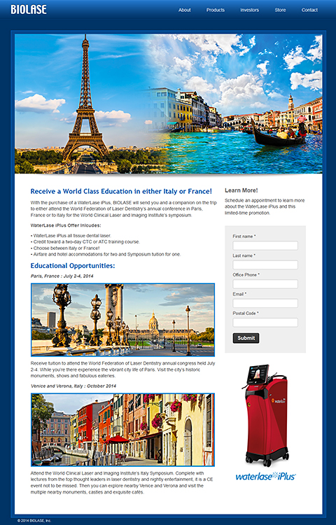 Campaign Landing Page