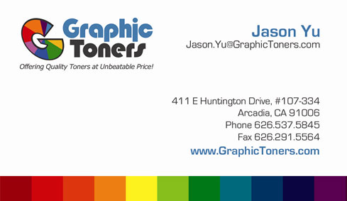 Graphic Toners Business Card