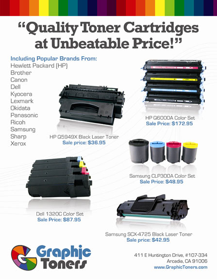Graphic Toners Flier